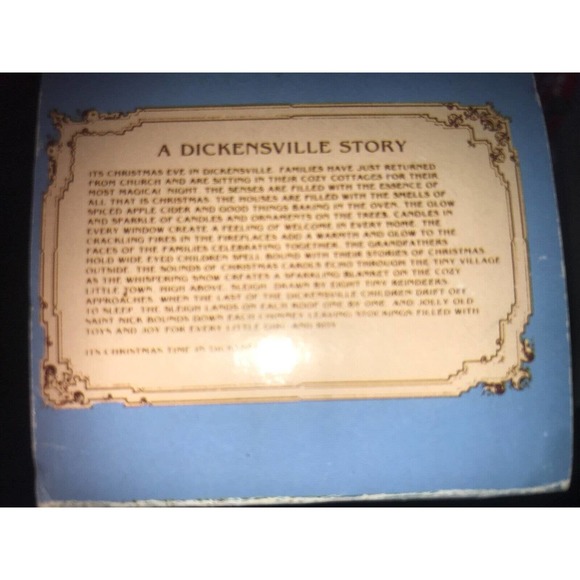 VTG-DICKENSVILLE COLLECTABLES Phone Booth-Red Nostalgic/Christmas Village 1990 - Picture 9 of 13